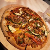 Pizza at Wild Food in Barcelona