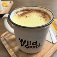 Kurkuma Latte  at Wild Food in Barcelona