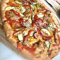 Mediterranean Pizzaa  at Wild Food in Barcelona