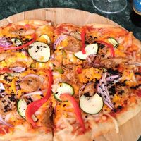 Pizza at Wild Food in Barcelona