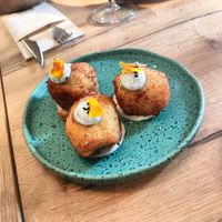 Croquettes at Wild Food in Barcelona
