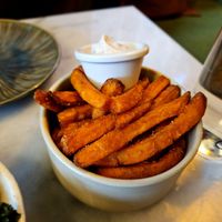 Sweet potato fries at Wild Food in Barcelona