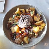 Patatas bravas at Wild Food in Barcelona