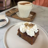 RübliKuchen / CarotCake and Chai Latte   at Wild Food in Barcelona
