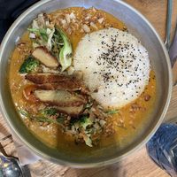 Red curry  at Wild Food in Barcelona