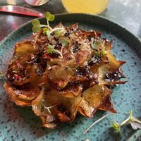Artichoke flower  at Wild Food in Barcelona