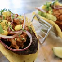 Pulled Jackfruit Tacos   at Wild Food in Barcelona