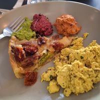 Quiche with cheese at salarte in Munich