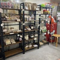 Small shop with vegan articles   at Brown Rice Sushi TEC 玄米のおすしテック in Osaka