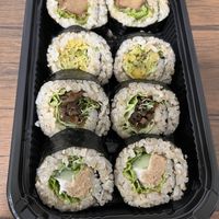 美味有机玄米寿司！  at Brown Rice Sushi TEC 玄米のおすしテック in Osaka