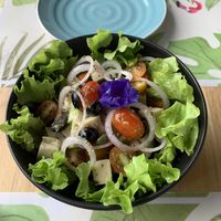 Greek salad 😋  at The Green Hut in Phuket