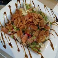 Ensalada Fattouch at Restaurante Puerta del Edén in Cadiz