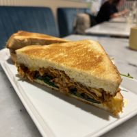 Toast con jackfruit  at Nepá in Milan