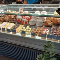 Cakes. There is another section like this with croissants and pan au chocolat at Nepá in Milan
