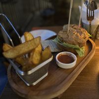 Impossible burgerr  at De Rama Cafe, Bar & Restaurant in Baku