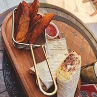 Shaurma at De Rama Cafe, Bar & Restaurant in Baku