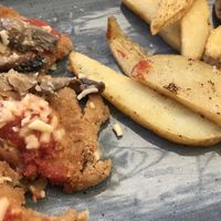 Milanesa de Judías. Muy rica. Volvería a pedirla at Viva Chapata in Madrid