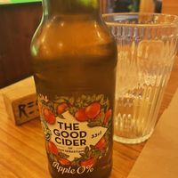 Really nice non alcoholic cider  at Viva Chapata in Madrid