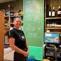 The one and only Alena!  at Viva Chapata in Madrid