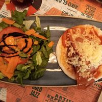 Arepa at Viva Chapata in Madrid