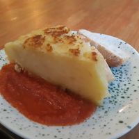 Spanish tortilla (excellent) #Veganuary at Viva Chapata in Madrid