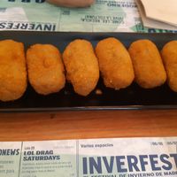 Croquettes (excellent) #Veganuary at Viva Chapata in Madrid