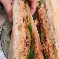 Bocata de carne vegetal at Viva Chapata in Madrid