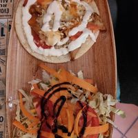 Arepa at Viva Chapata in Madrid