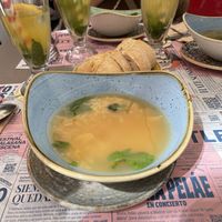 Sopa de cocido de menú   at Viva Chapata in Madrid