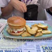 Chicken burger   at Viva Chapata in Madrid