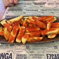 Patatas bravas  at Viva Chapata in Madrid