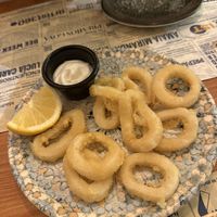 No squid tapas  at Viva Chapata in Madrid