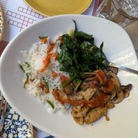 "Bowl" de heura at Viva Chapata in Madrid