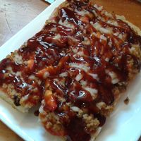 Chapata pizza... delicious! at Viva Chapata in Madrid