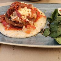 Arepa reinventada at Viva Chapata in Madrid