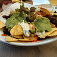 Nachos at Viva Chapata in Madrid