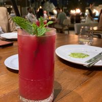 watermelong drink at Kinara By Vikas Khanna - JA Lake View Hotel in Dubai
