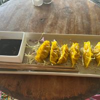 Vegetable dumplings - 1600 rupees (quite little filling)  at Hangtime Hostel in Weligama