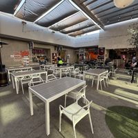 Covered Seating Area   at Nice Burger in Irvine