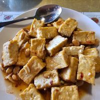 Mongolian tofu with white sauce was bland at Tacoma Szechuan in Lakewood