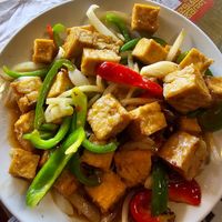 Szchuian tofu with white sauce was full of veggies and flavorful at Tacoma Szechuan in Lakewood