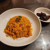 Jollof rice with caramelized plantains at Essence Vegan and Vegetarian - Maybe closed in Pittsburgh