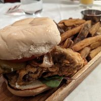 Shitake mushroom burger #Veganuary at Essence Vegan and Vegetarian - Maybe closed in Pittsburgh