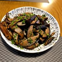 Shiitake mushrooms. Delicious! at Matsuri in Aveiro