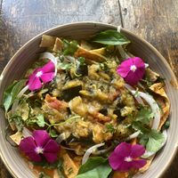 Chilaquiles  at Pak'al Fresh in Valladolid