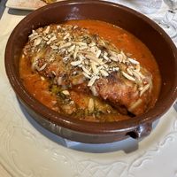 Vegan GF eggplant lasagna   at Artemisa Sol in Madrid