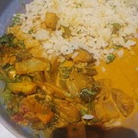 Curry de tofu y leche de coco. Delicioso at Artemisa Sol in Madrid