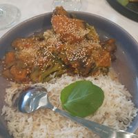 Sweet potato curry at Artemisa Sol in Madrid