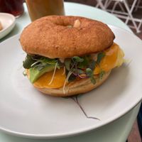 House plant sandwich  at Hook and Press in Santa Barbara