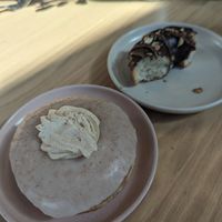 Horchata and Nutella vegan donuts at Hook and Press in Santa Barbara